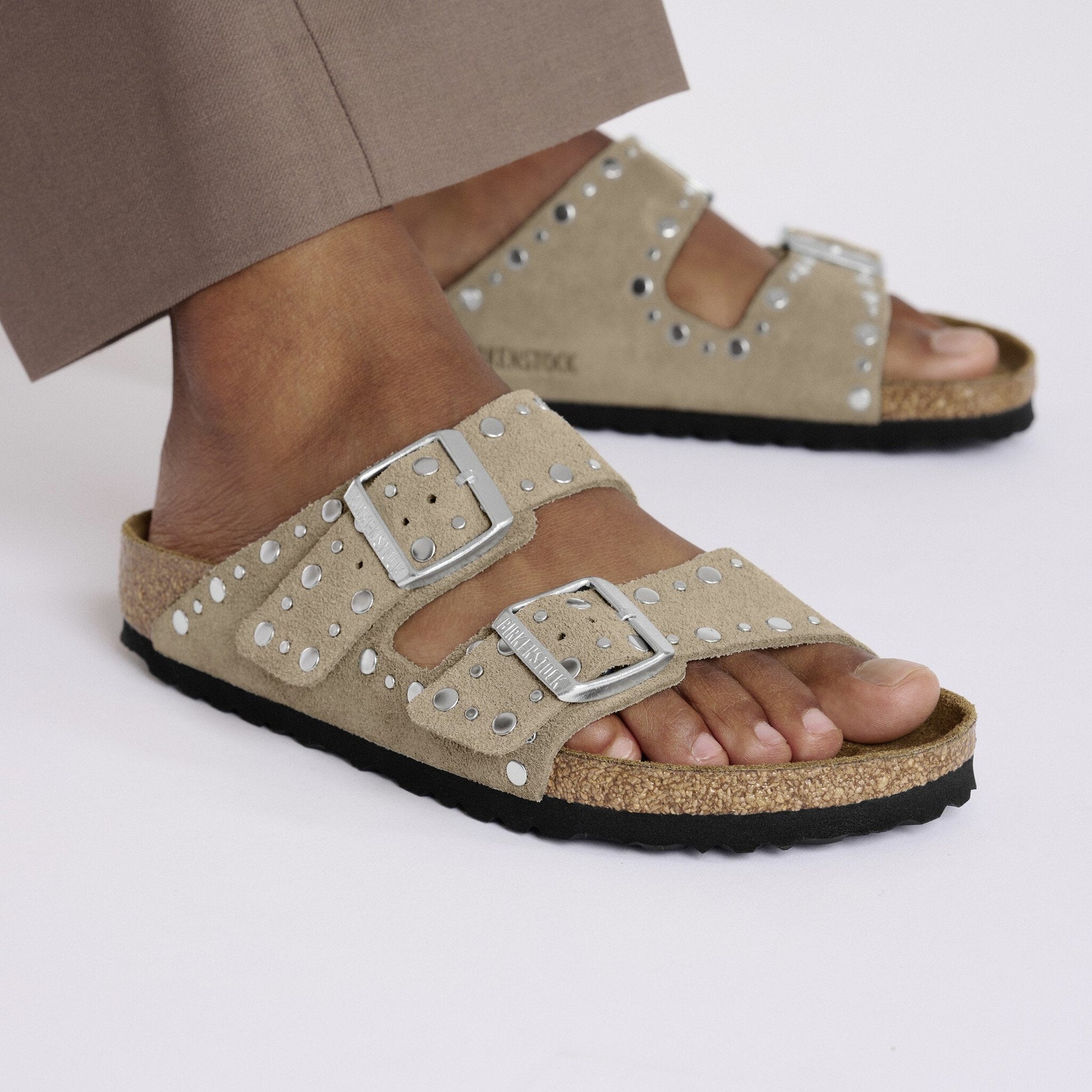 Birkenstock Arizona Rivets Taupe