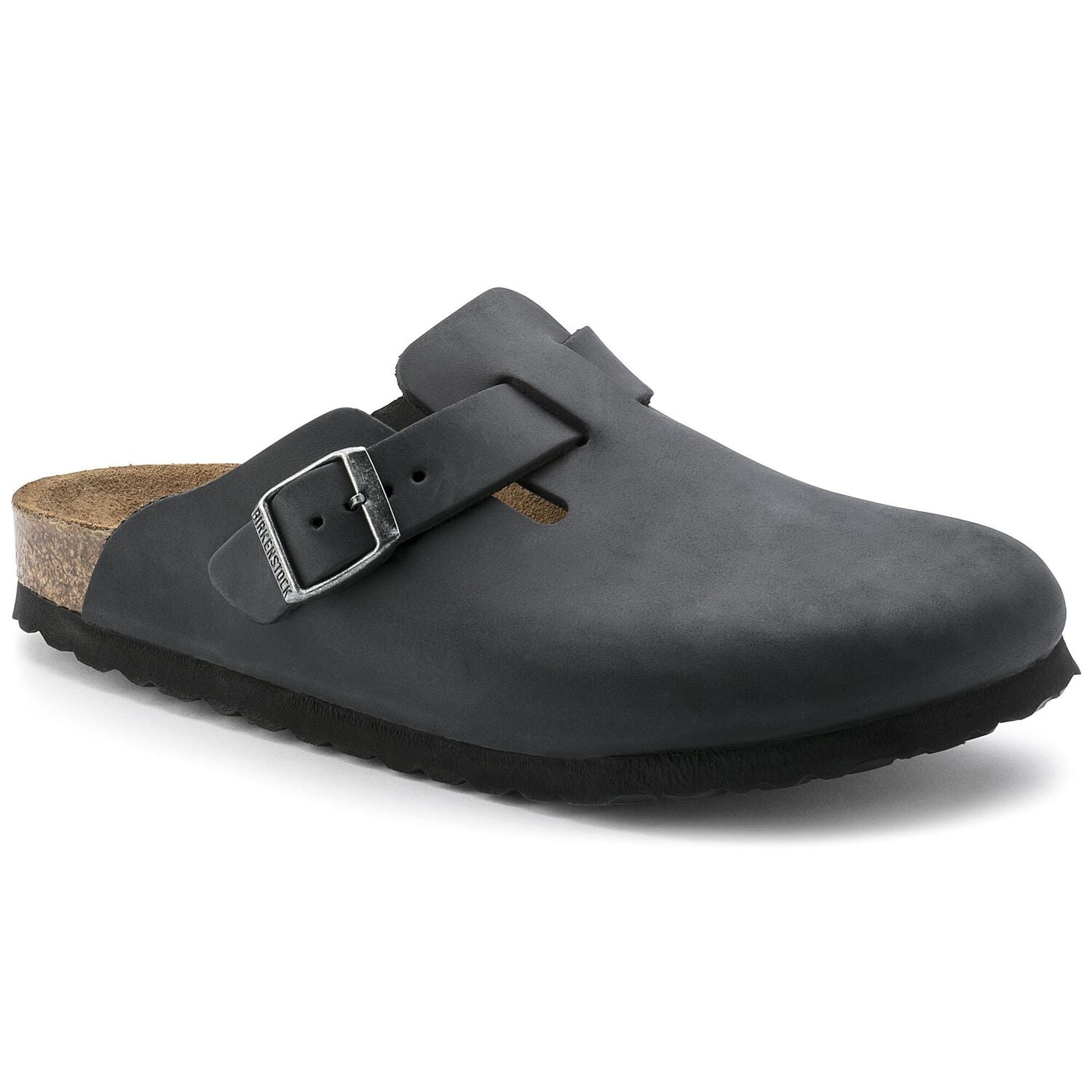 Birkenstock Boston Pelle Oiled Nero