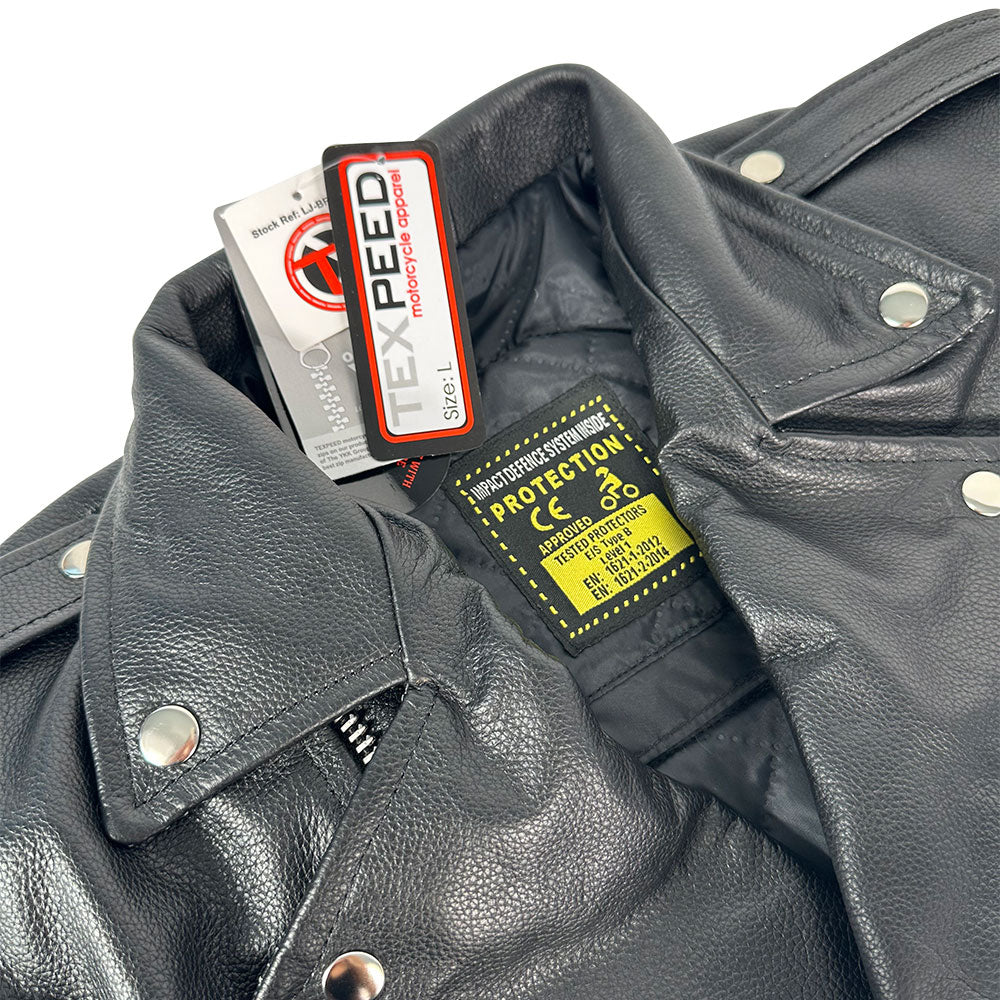 Texpeed Giacca Moto Pelle