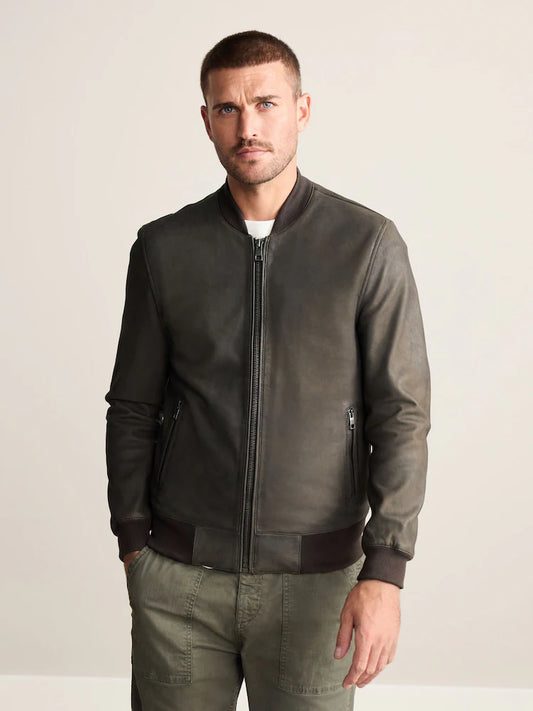 Next Giacca di pelle - brown nubuck
