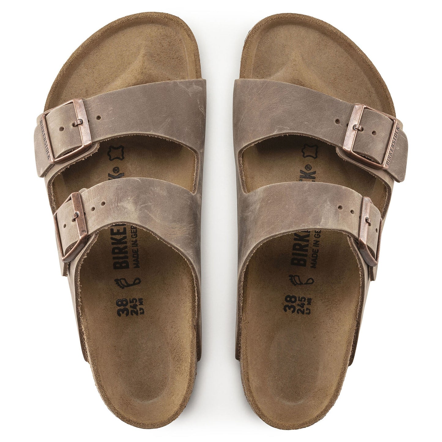 Birkenstock Arizona Tobacco Brown Oiled Leather