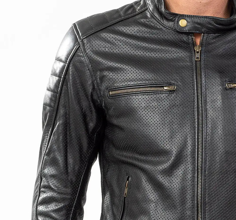 Texpeed Giacca Moto Pelle