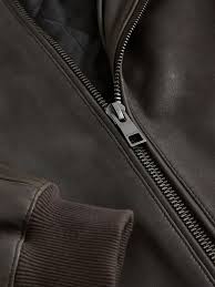 Next Giacca di pelle - brown nubuck