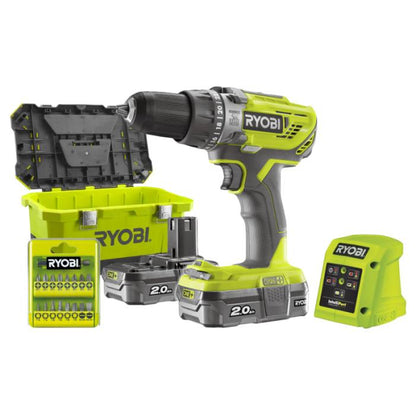 Ryobi R18PD2-242S Trapano Avvitatore